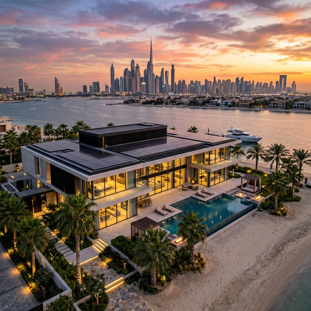 Futuristic Solar Villa